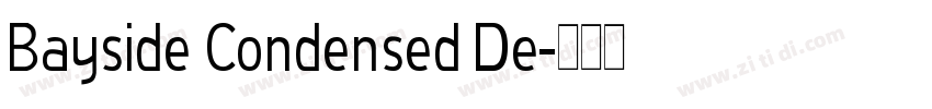 Bayside Condensed De字体转换
